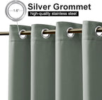 NICETOWN Outdoor Curtains for Patio Waterproof & Windproof 2 Panels, Rustproof - Image 3