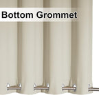 NICETOWN 2 Panels Beige Outdoor Curtains - Image 8