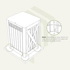 Patiowell 48-Gallon Resin Package Delivery Box - Image 8