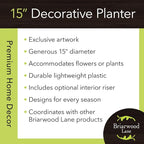 Briarwood Lane Bee Happy Beehive Large Planter - Image 3