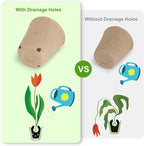 132 Pack Organic Peat Pots, 3.15 Inch Nursery Pot, Round Plant Seedling Pots - Image 4