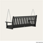 POLYWOOD GNS60BL Vineyard 60" Outdoor Swing - Image 5