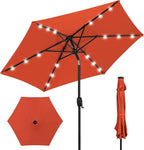 Best Choice Products 7.5ft Outdoor Solar Market Table Patio Umbrella by BestChoiceProducts