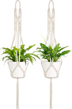 Mkono 2 Packs 43 Inch Macrame Plant Hanger Large by Mkono