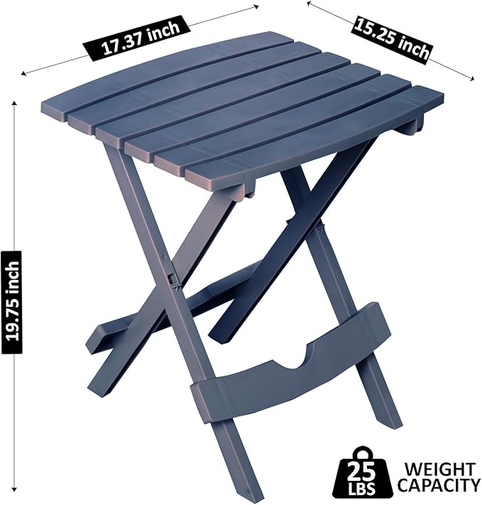 Adams Quik-Fold® Side Table - Image 3