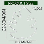 5PCS Monstera Plant Stem Support White 9 * 7.6in - Image 5