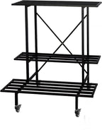 Zhongma 3 Tier Metal Heary Duty Plant Stand by Zhongma