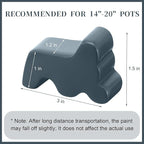 Kigeli 6 Pcs Resin Garden Pot Feet - Image 2