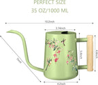 Watering Can Indoor Plants, 35oz Small Stainless Steel Metal Watering Can - Image 3