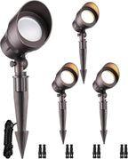 LEONLITE Low Voltage LED Landscape Spotlight, 5W 12V Pathway Lights Outdoor by LEONLITE