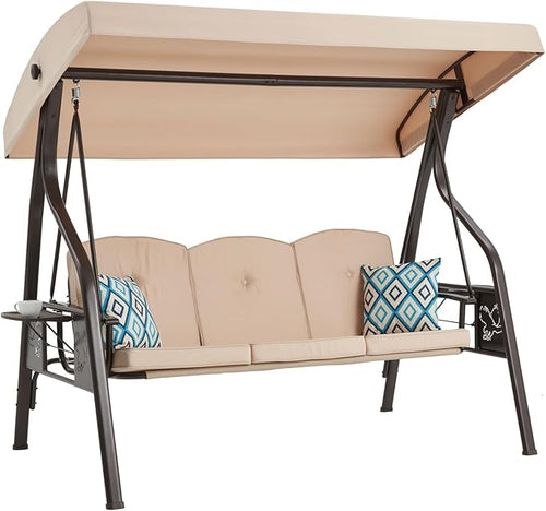 3-Seat Outdoor Porch Swing by zzw