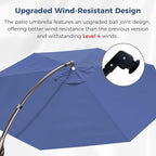 Grand patio 12FT Outdoor Offset Umbrella - Image 2