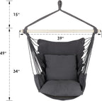 Highwild Hammock Chair Hanging Rope Swing - Image 5