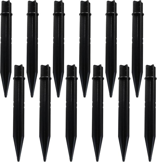 12 Pack 8.3 Inch ABS Ground Spikes by Bonsicoky