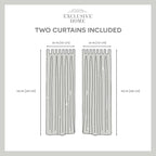 Exclusive Home Cabana Solid Indoor/Outdoor Light Filtering Hook-and-Loop Tab - Image 13