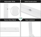 Y&M 4 Pack Adjustable Planter Box Brackets, Universal Window Box Brackets - Image 7