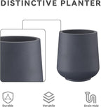 Kante 15.3"+11.6"+8.2" Dia Round Concrete Planter, Large Outdoor Indoor Planter - Image 3