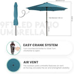 JEAREY 9FT Outdoor Patio Umbrella - Image 4