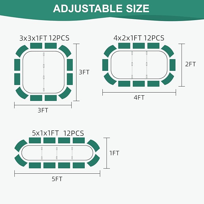 3 in 1 Galvanized Raised Garden Bed - Image 2