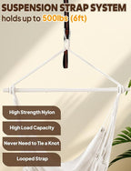 Chihee Hammock Chair Swing Chairs Strong Metal Collapsible Spreader Bar - Image 6