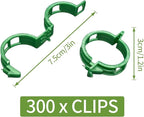 Piteno® 300Pcs Tomato Clips, Plastic Trellis Clips, Plant Support Clips - Image 2