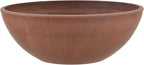 PSW Pot Collection M25TC 8-inch Plastic/Stone/Wood Composite Low Bowl Planter – by PSW