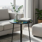 LIFFY Patio Side Tables, Round Decorative Plant Stand & Accent Table - Image 2