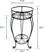 CASIMR 2 Tier Plant Stand, Indoor Outdoor Multiple Flower Pot Shelf Rustproof - Image 7