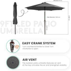 JEAREY 9FT Outdoor Patio Umbrella - Image 3
