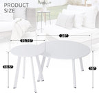 Patio Outdoor Coffee Table Set of 2 - Image 2