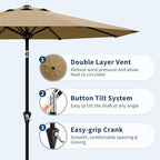 Garvee 10FT Patio Umbrella - Image 4