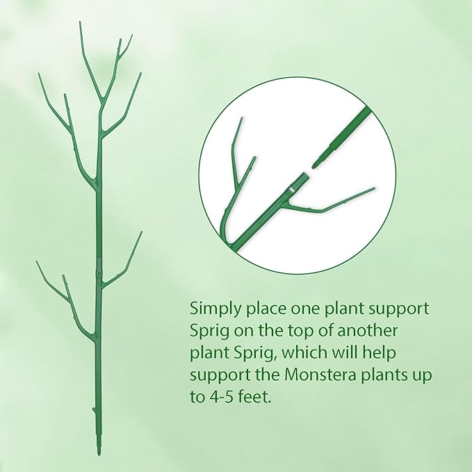 10 Pack Stackable Plant Supports Stakes, Sturdy Garden Trellis - Image 3