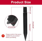 Biaungdo 8 Pcs Ground Spike, 8.25 Inch Black Reinforced Plastic Ground Spikes - Image 2