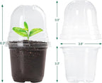 30 Packs 4 Inch Reinforced Clear Nursery Pots - Image 4