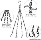 Heybe Swivel Hanging Basket Chains 23 Inches 4 Leads Hanging Chains Flower Pot - Image 2