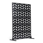 VEVOR Metal Privacy Screen, Outdoor Privacy Screens 5-Panel, Freestanding - Image 10