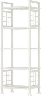 GIOTORENT 5-Wire Standing Storage Shelves, Metal Shelving Unit Pantry Rack by GIOTORENT