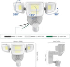 Onforu 90W 10000LM LED Motion Sensor Outdoor Lights, 4-Head Dusk to Dawn - Image 8