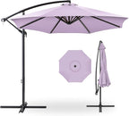 Best Choice Products 10ft Offset Cantilever Hanging Market Patio Umbrella by BestChoiceProducts