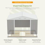 Patiowell 10 x 12 FT Metal Storage Shed - Image 2