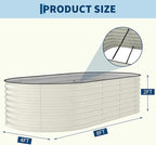 Garvee Galvanized Raised Garden Bed Outdoor, Rust-Resistant Raised Garden Beds - Image 2
