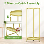 iDavosic.ly 2 Tier Corner Plant Stand Indoor, Tall Vertical Metal Flower Heavy - Image 5