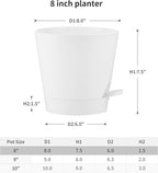 FaithLand 2-Pack 8 Inch Planter Pots - Image 2