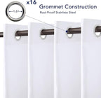 PureFit Outdoor Curtains for Patio Waterproof Weatherproof, UV Resistant - Image 4