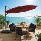 HOTEEL10x10ft Patio Umbrella Cantilever Umbrellas - Image 2