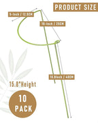 10-Pack Plant Support Stakes, Heavy Duty Steel Plant Stakes as Monstera Plant - Image 5