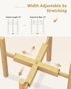 Adjustable Plant Stand Indoor, Bamboo Plant Stand Fits 8 9 10 11 12 Inches - Image 3