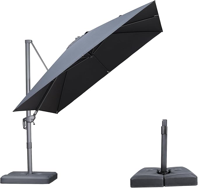 PURPLE LEAF 10 FT Outdoor Umbrella - Image 2