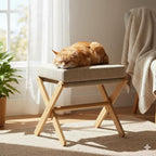 Foldable Foot Stool Ottoman, Modern Foot Rest - Image 8
