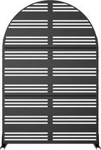 Casaphoria 72" H x 47" W Arched Metal Privacy Screen - Image 6